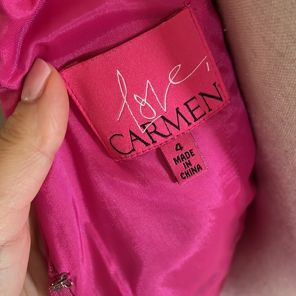 Love, CARMEN pink dress with sequins perfect - Picture 7 of 9